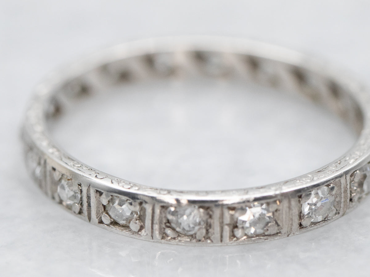 Platinum Diamond Eternity Wedding Band