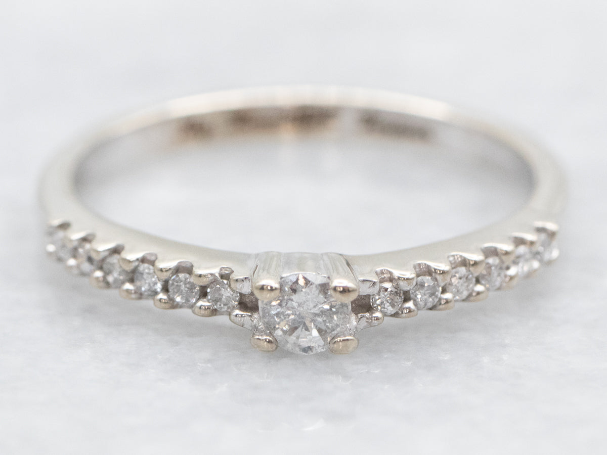 White Gold Diamond Wedding Band