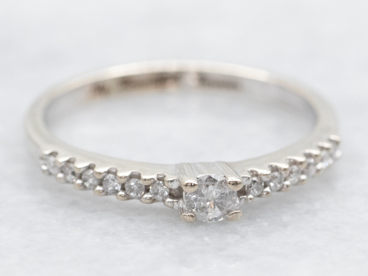 White Gold Diamond Wedding Band