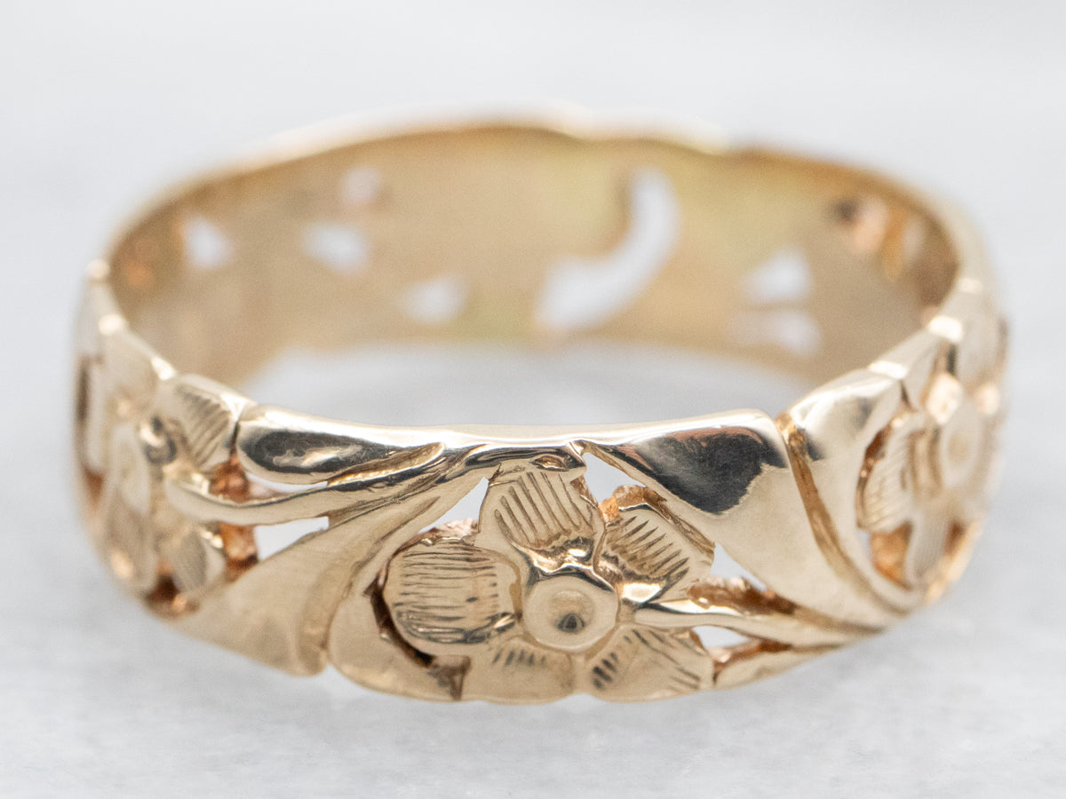 Floral Openwork Band