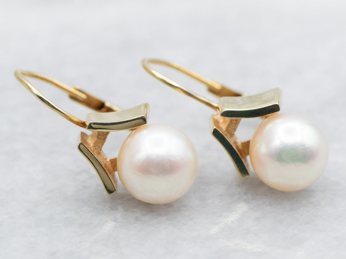 Saltwater Pearl Drop Earrings