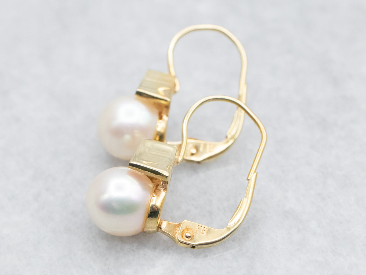 Saltwater Pearl Drop Earrings