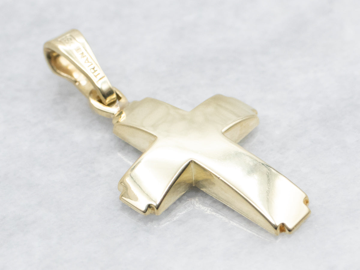 Yellow Gold Cross Pendant