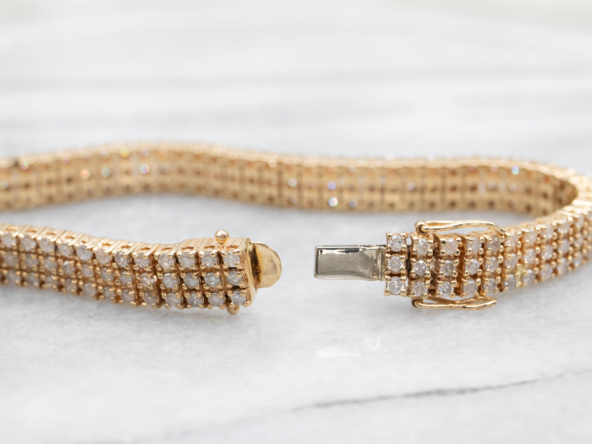 Diamond Encrusted Bracelet