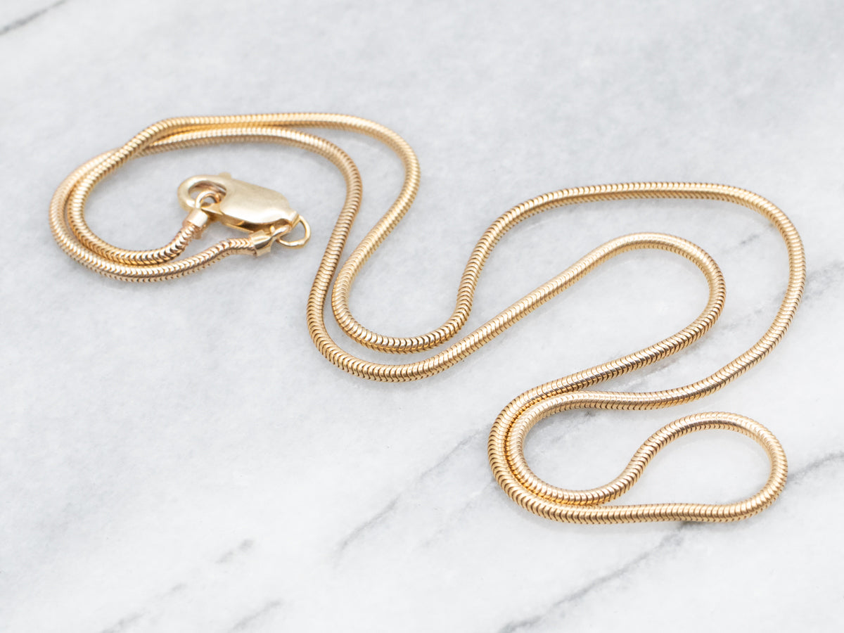 Polished Gold Snake Chain