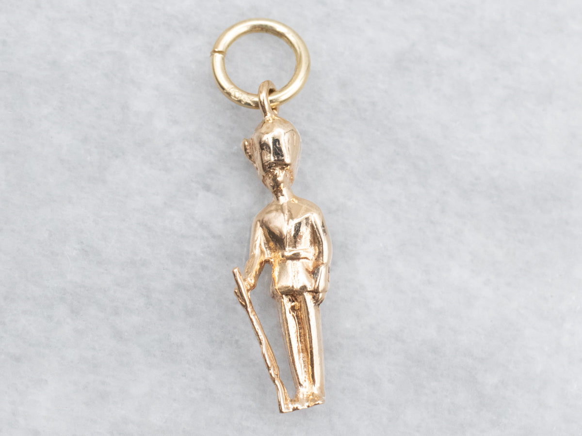 Rose Gold Soldier Charm