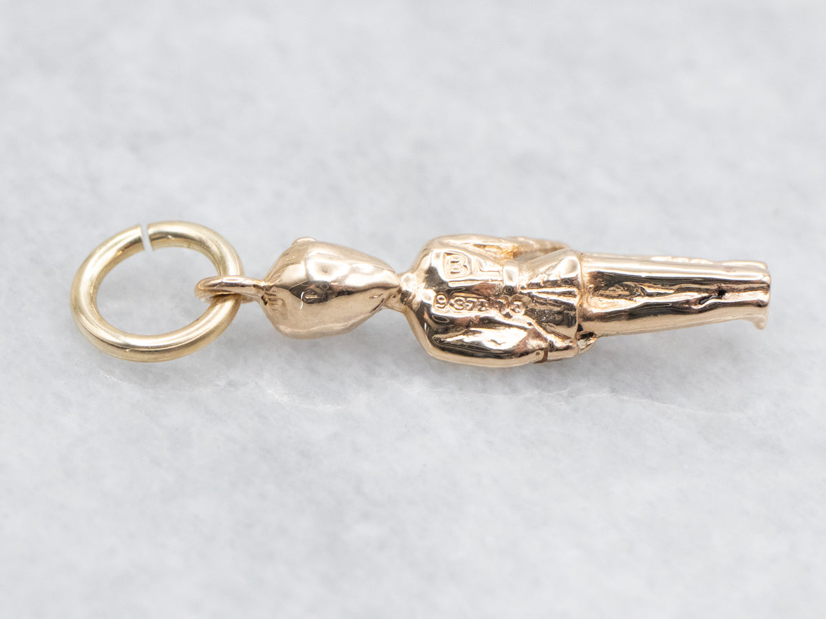 Rose Gold Soldier Charm