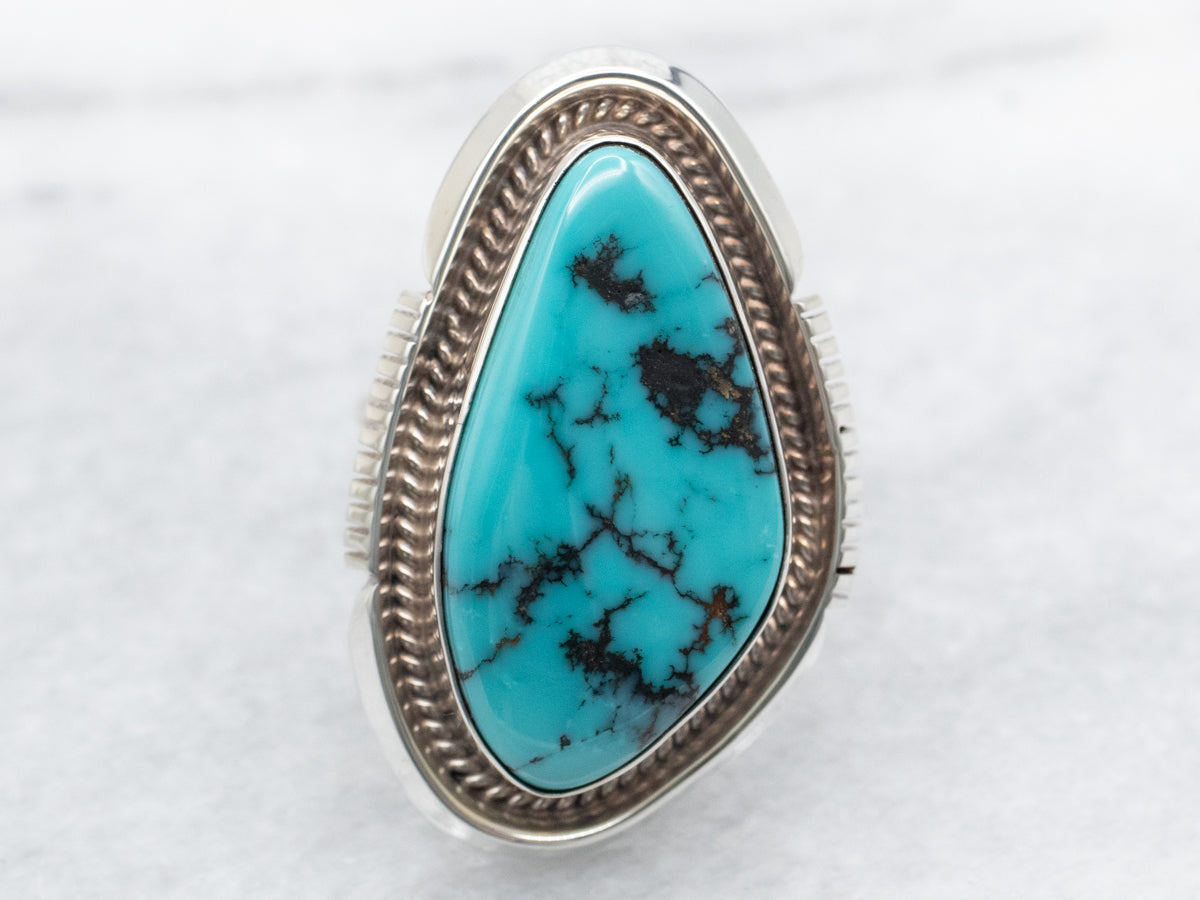 Navajo Turquoise Statement Ring