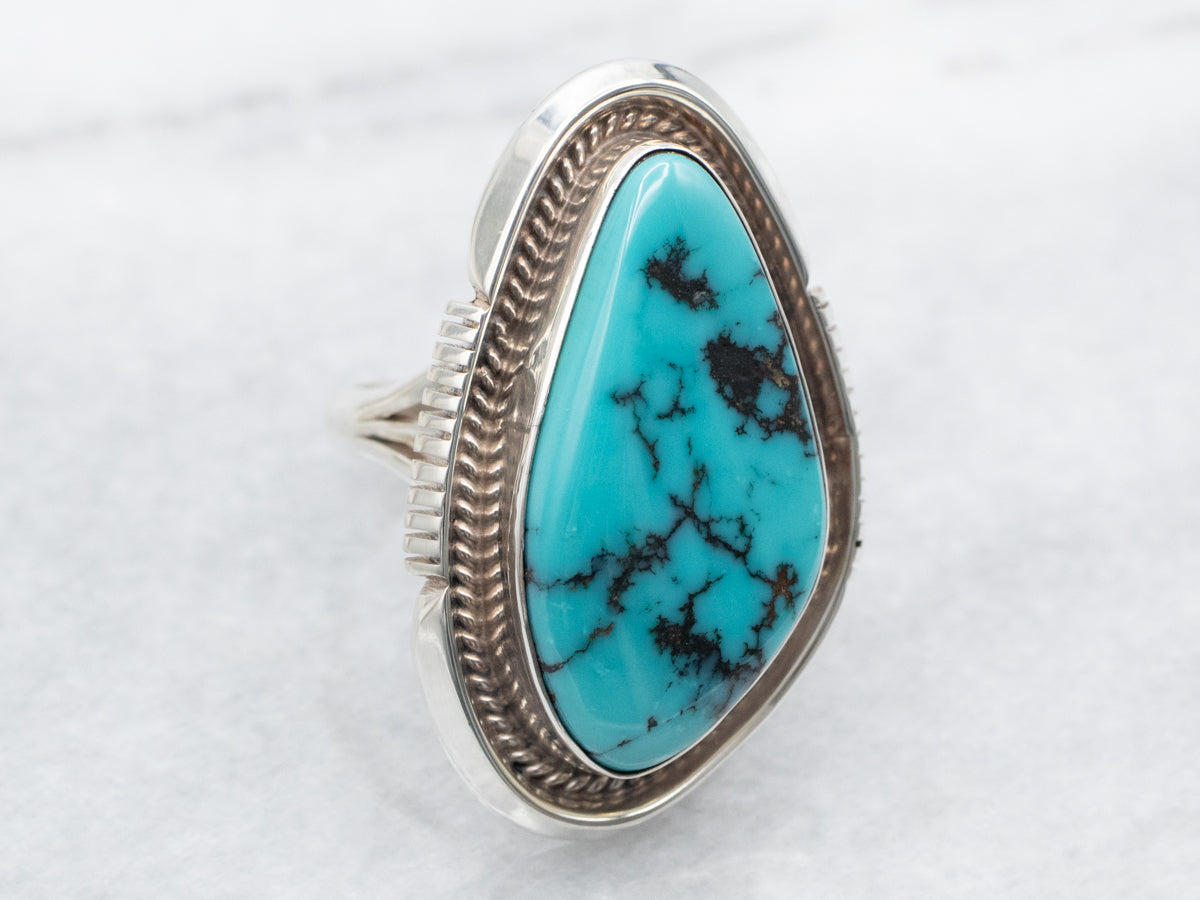 Navajo Turquoise Statement Ring