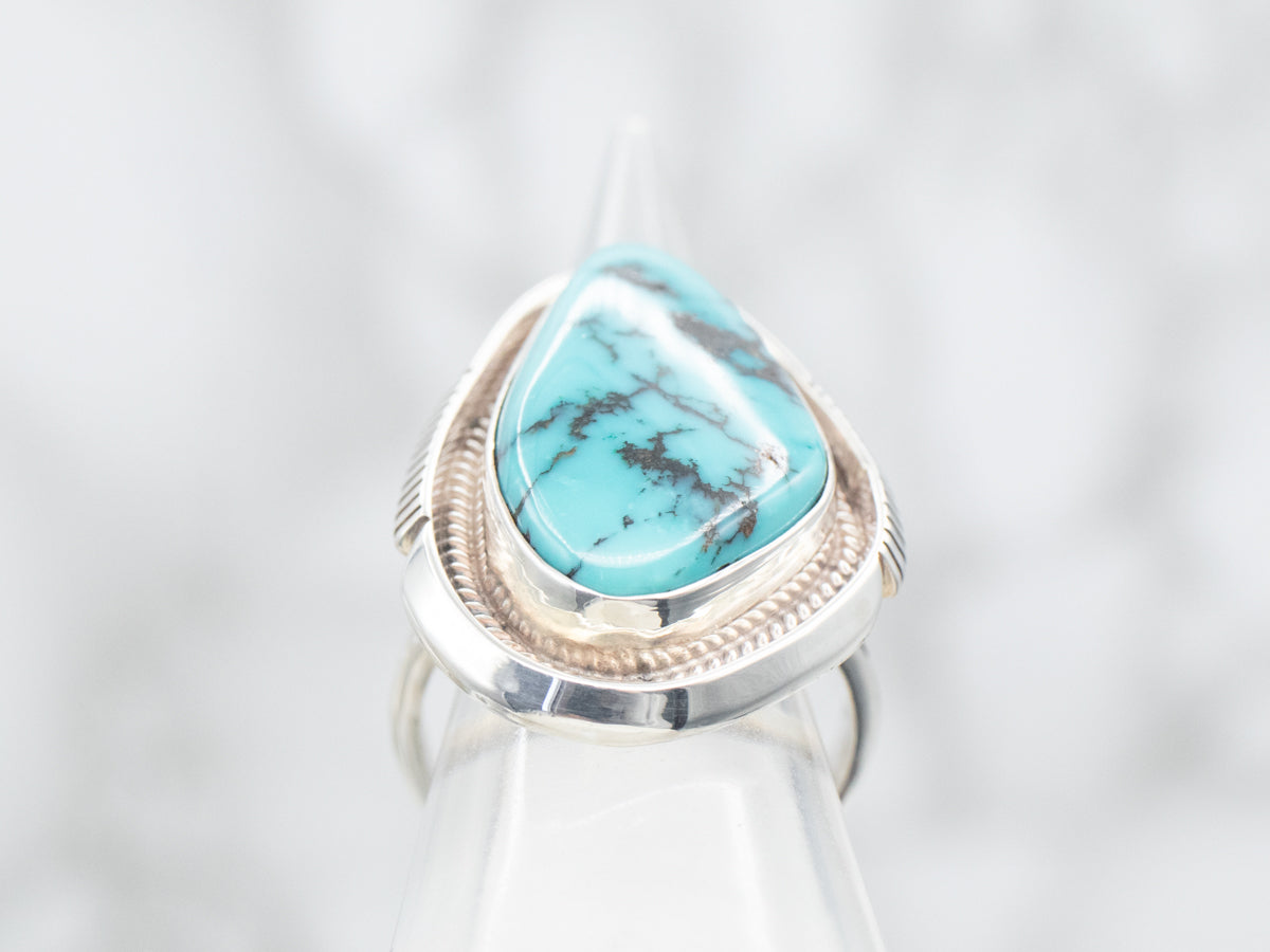 Navajo Turquoise Statement Ring