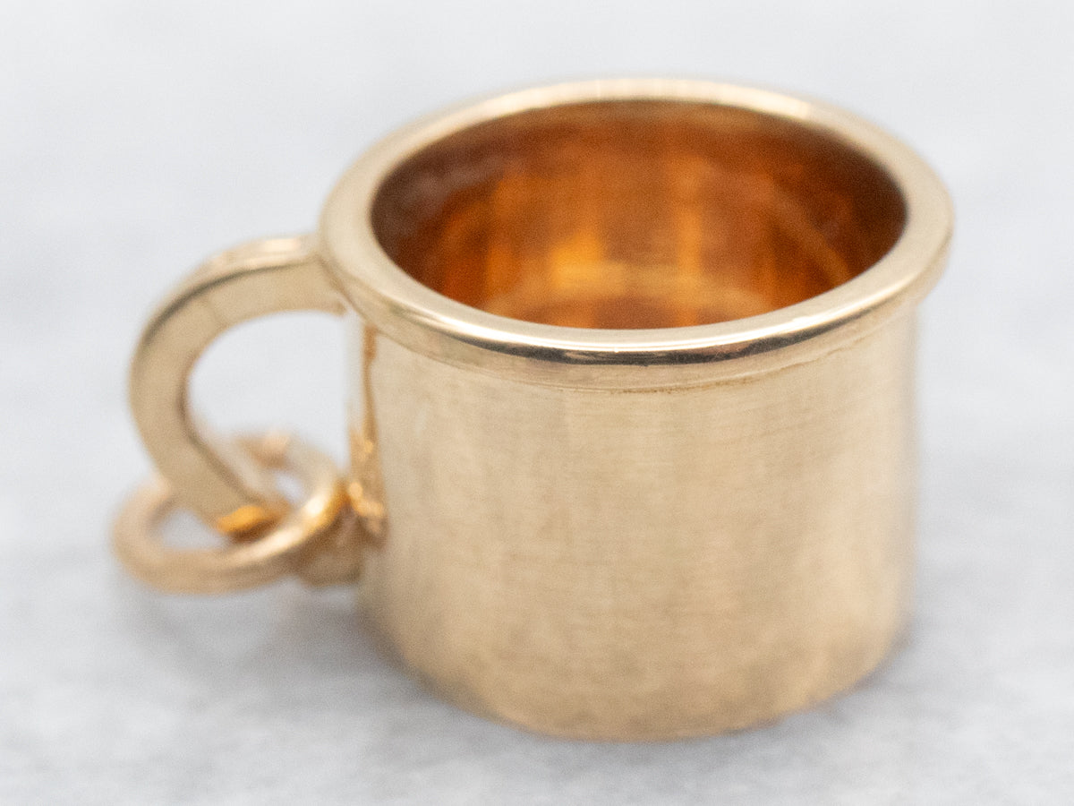 Yellow Gold Cup Charm