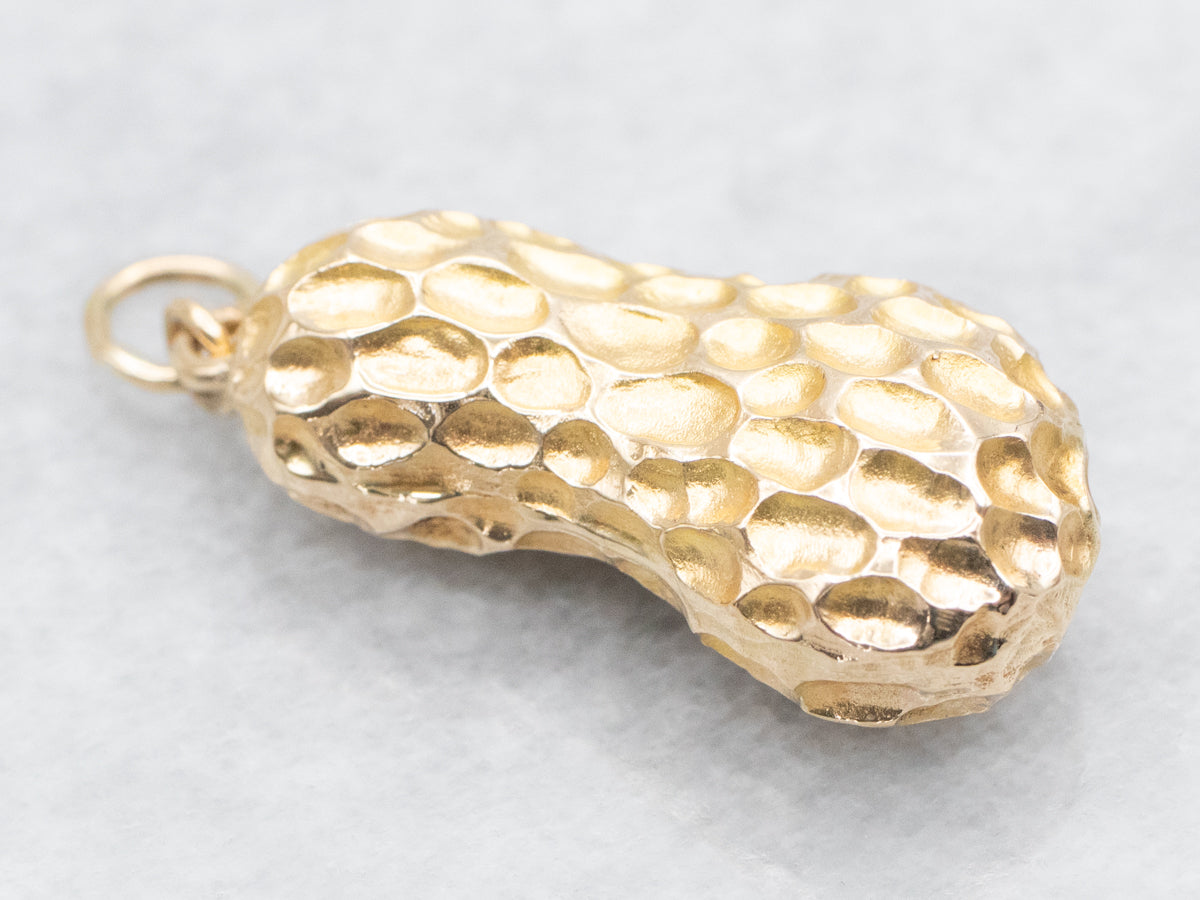 Golden Peanut Pendant