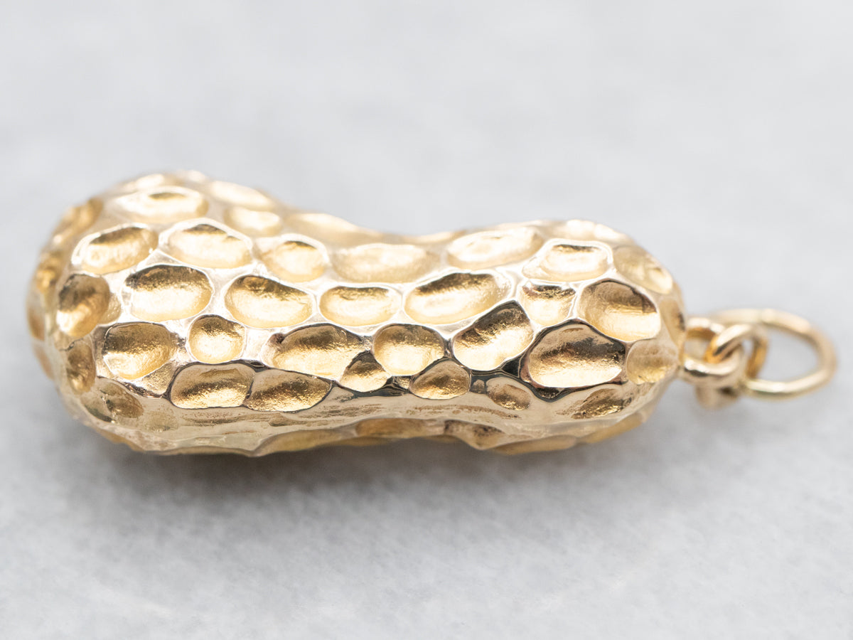 Golden Peanut Pendant