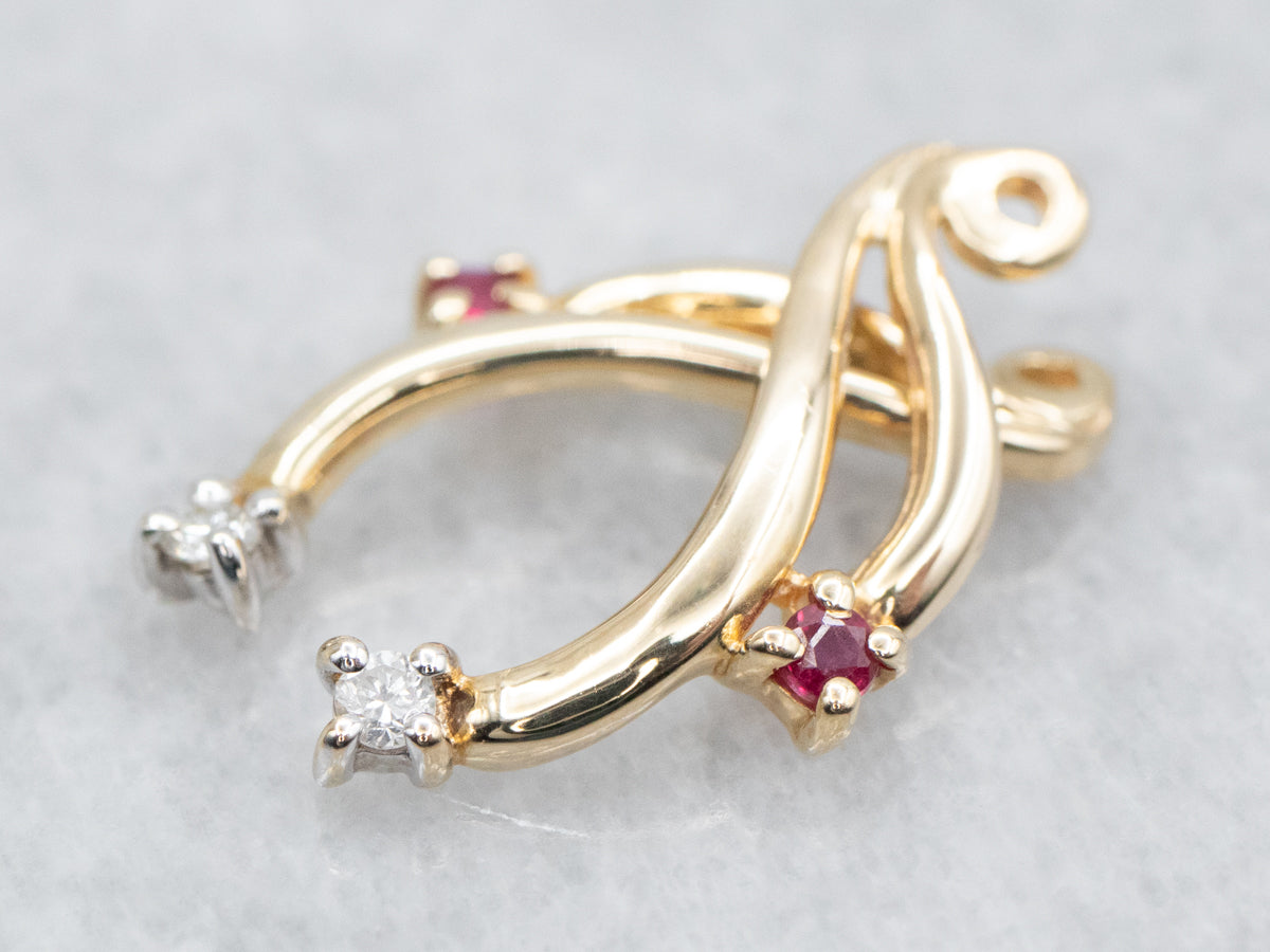 Ruby earring jackets outlet