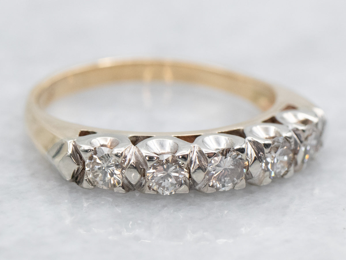 Sparkling Five Diamond Band