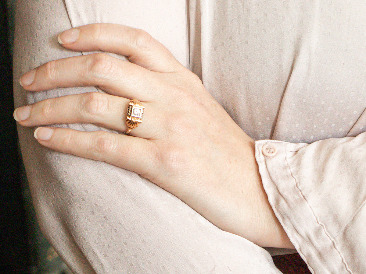 Illusion head engagement ring shop