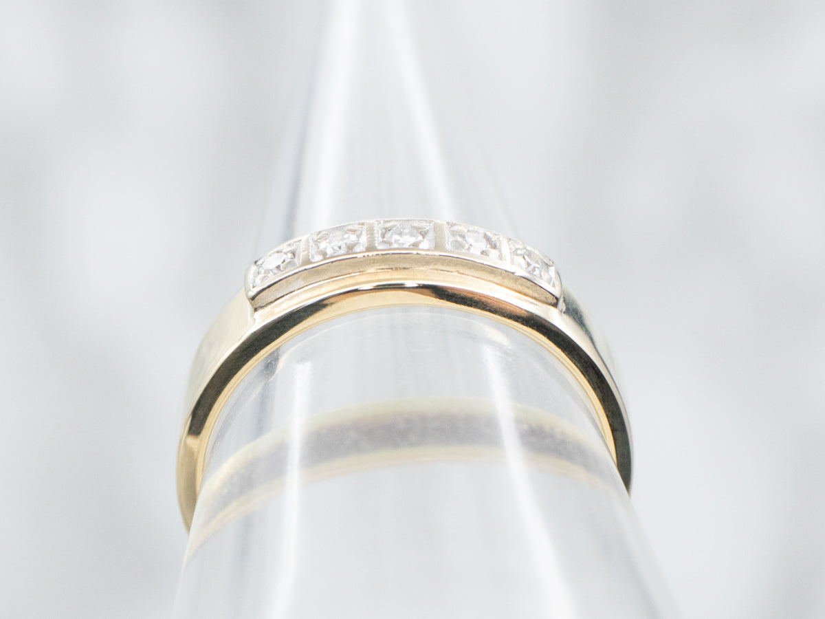 Yellow Gold Diamond Wedding Band