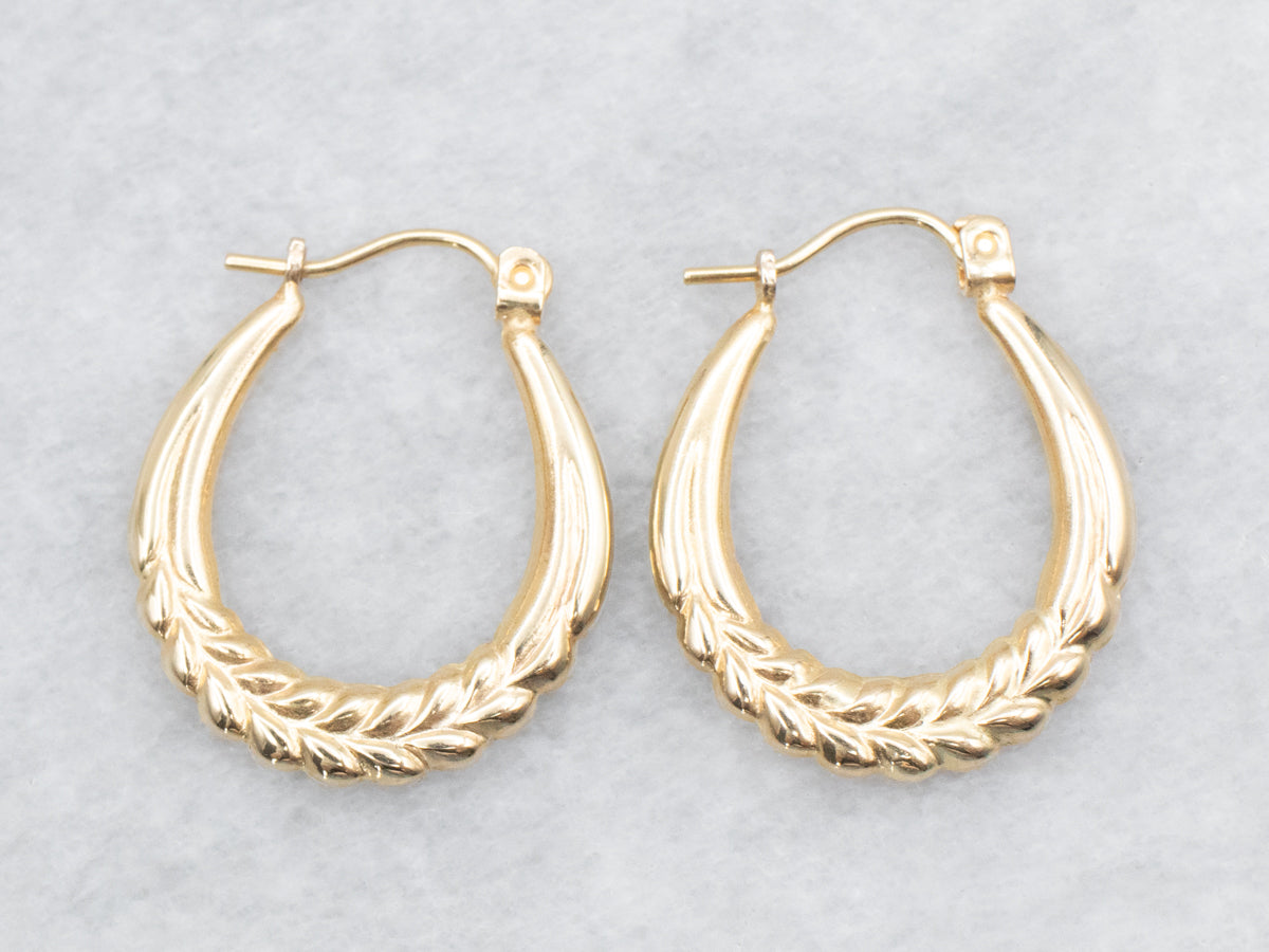 Braided Hoop Earrings