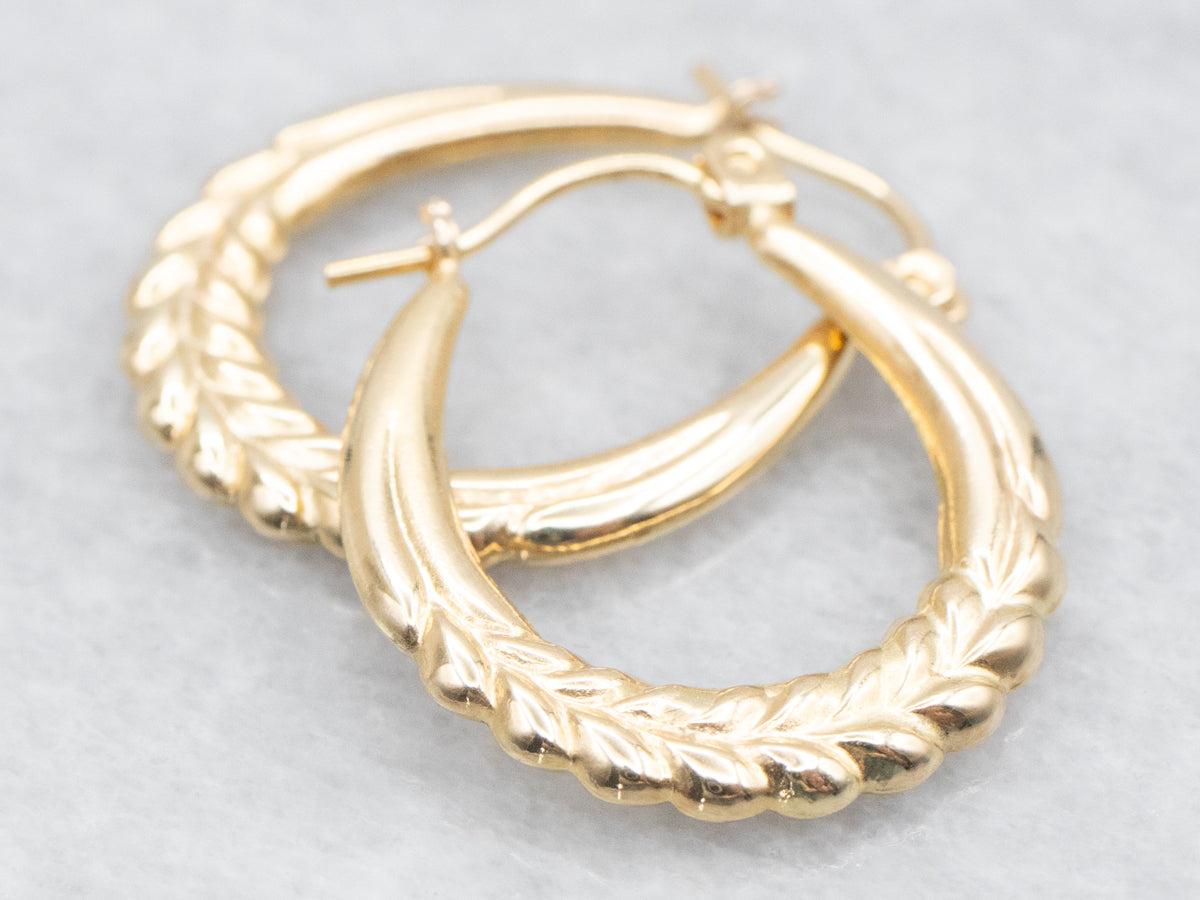 Braided Hoop Earrings