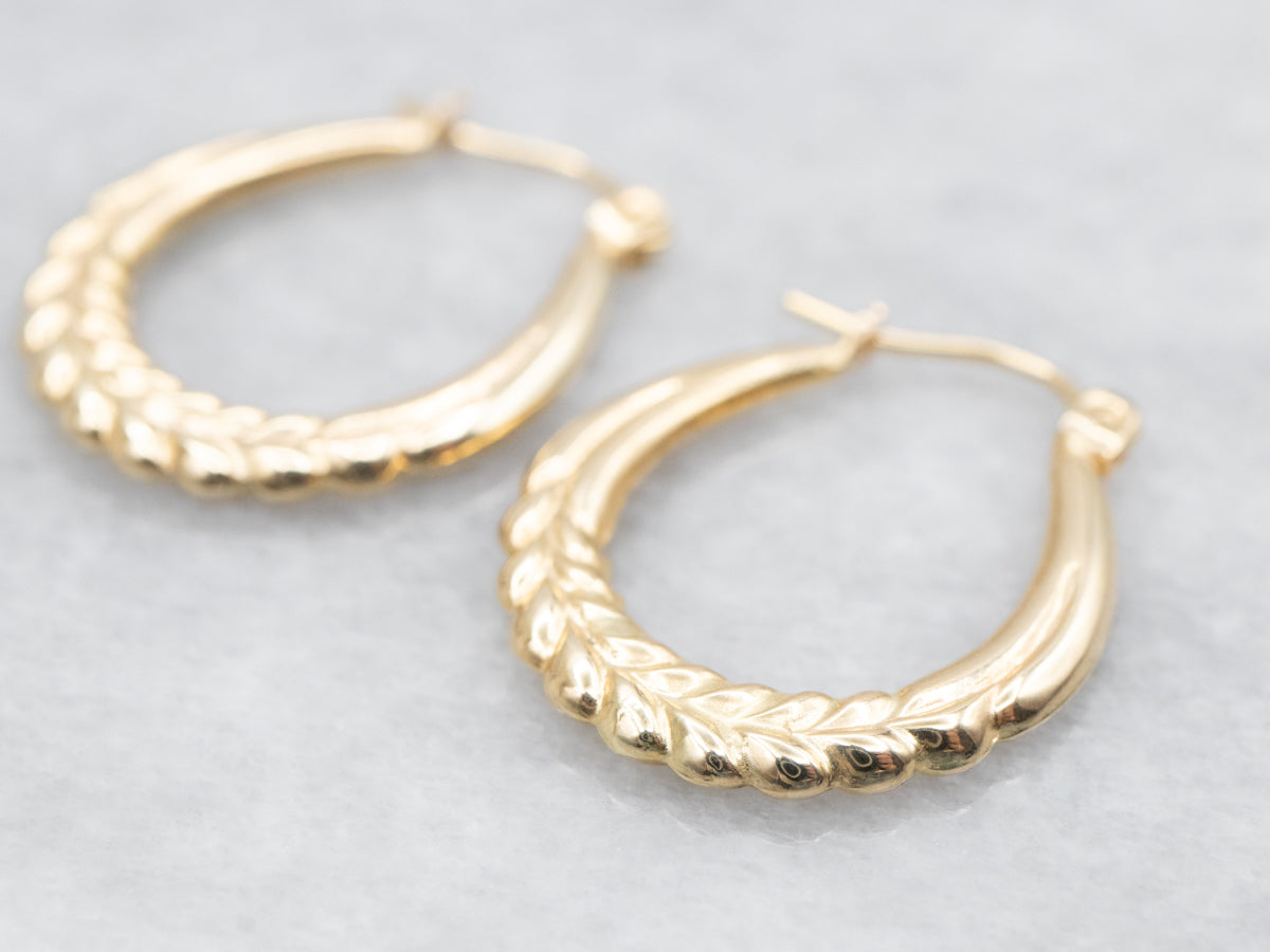 Braided Hoop Earrings