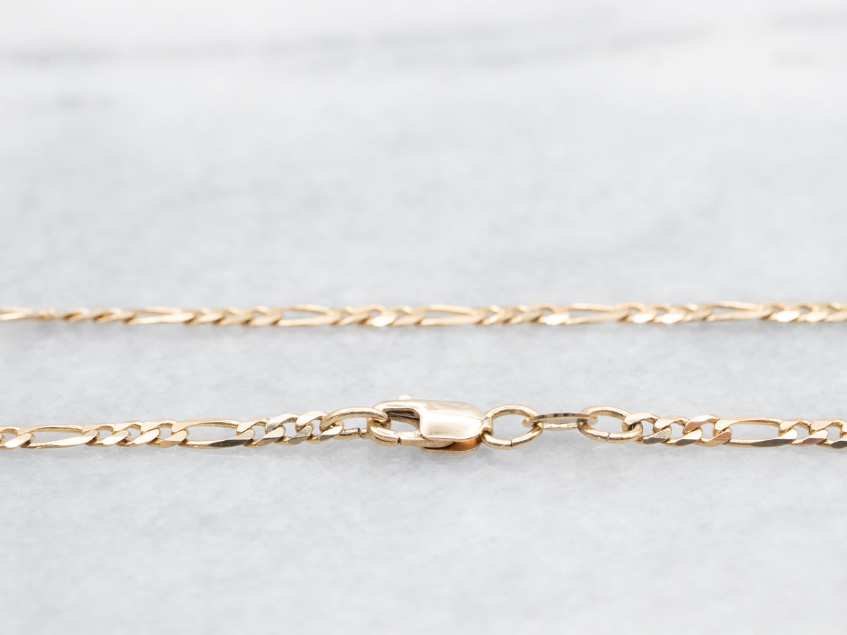 Figaro Chain with Lobster Clasp