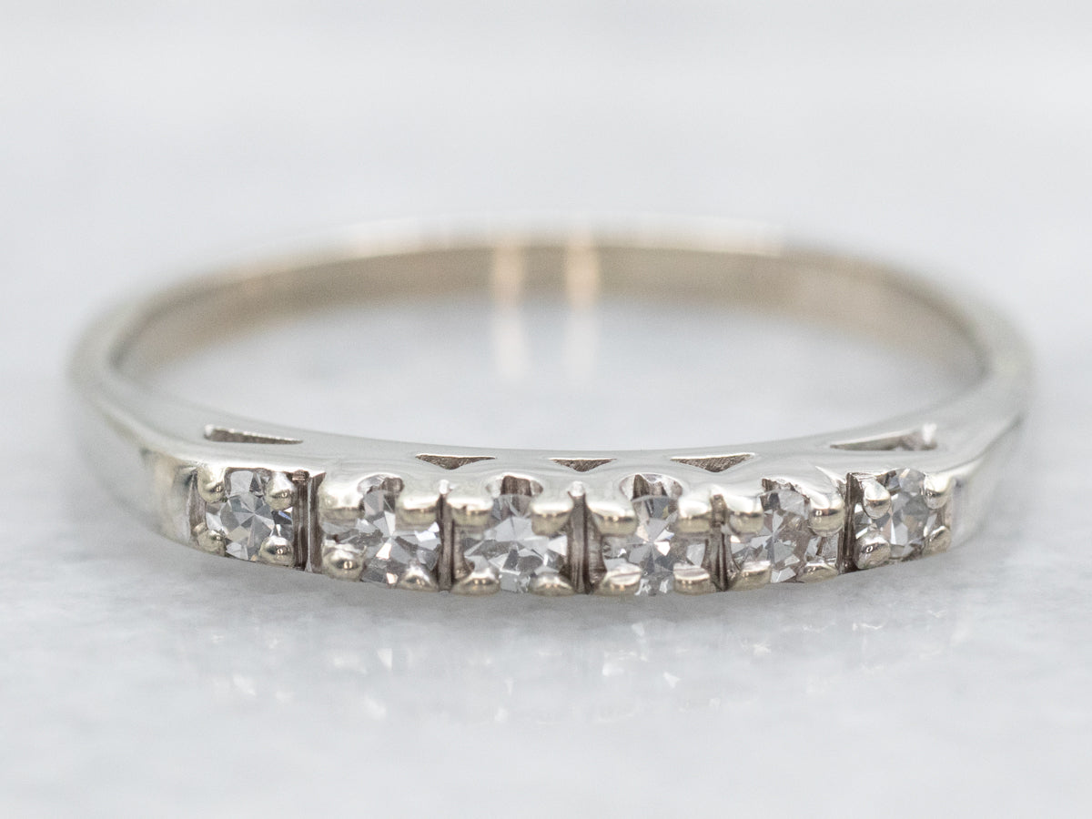 White Gold Diamond Wedding Band