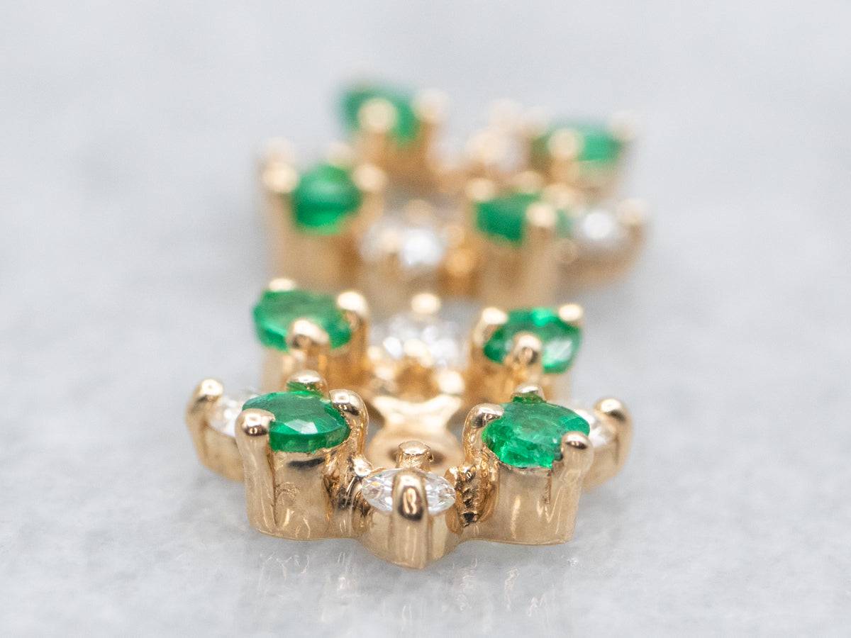 Emerald and Diamond Earrings Jackets