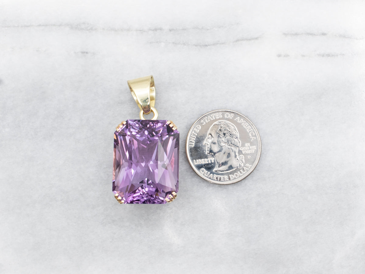 Large Amethyst Cocktail Pendant