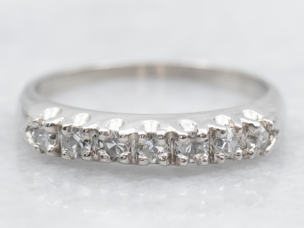 Platinum Diamond Wedding Band