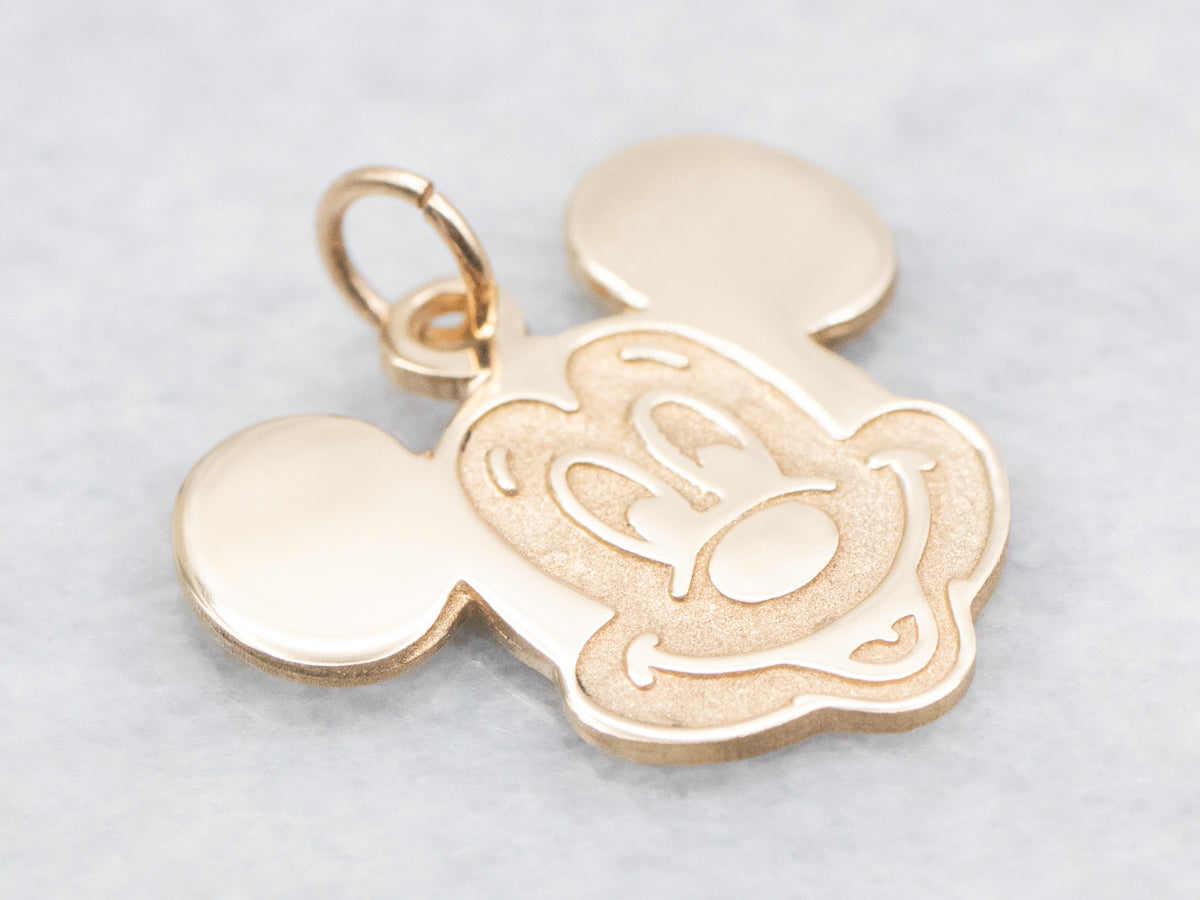 Charm Mickey Mouse Oro Amarillo