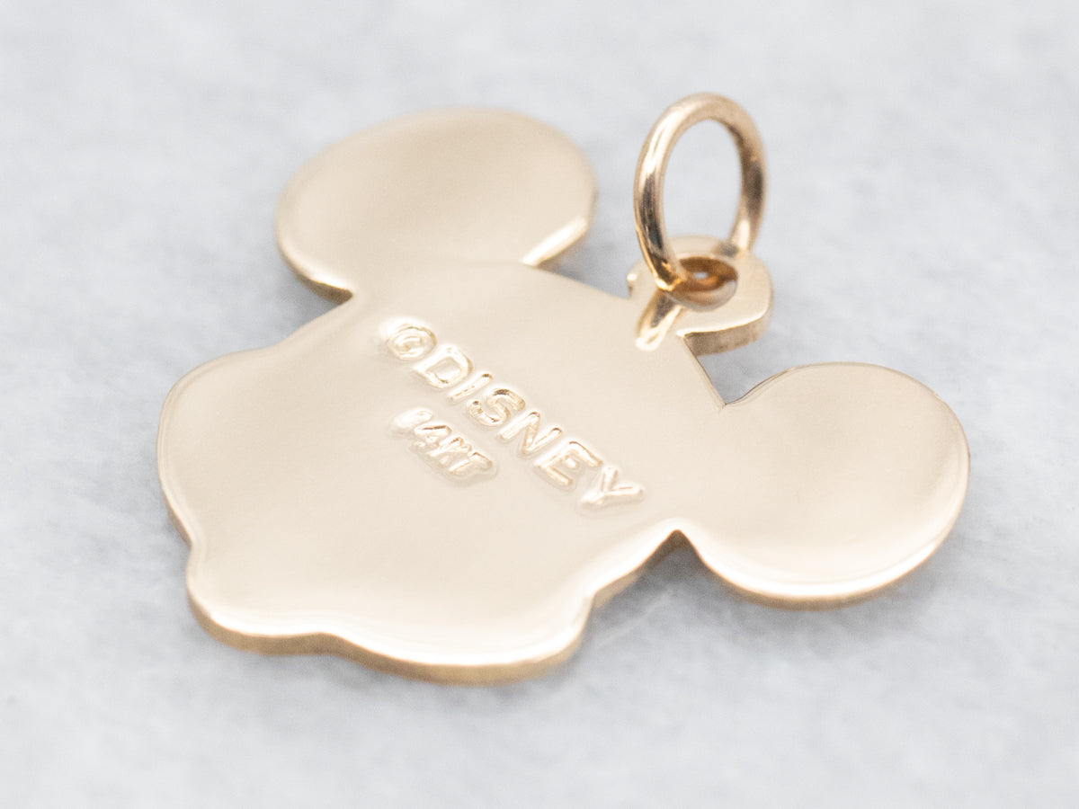 Charm Mickey Mouse Oro Amarillo