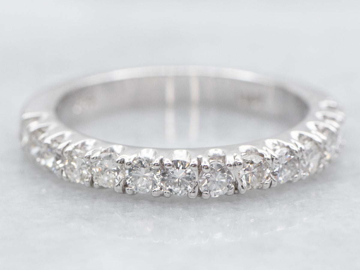 White Gold Diamond Wedding Band