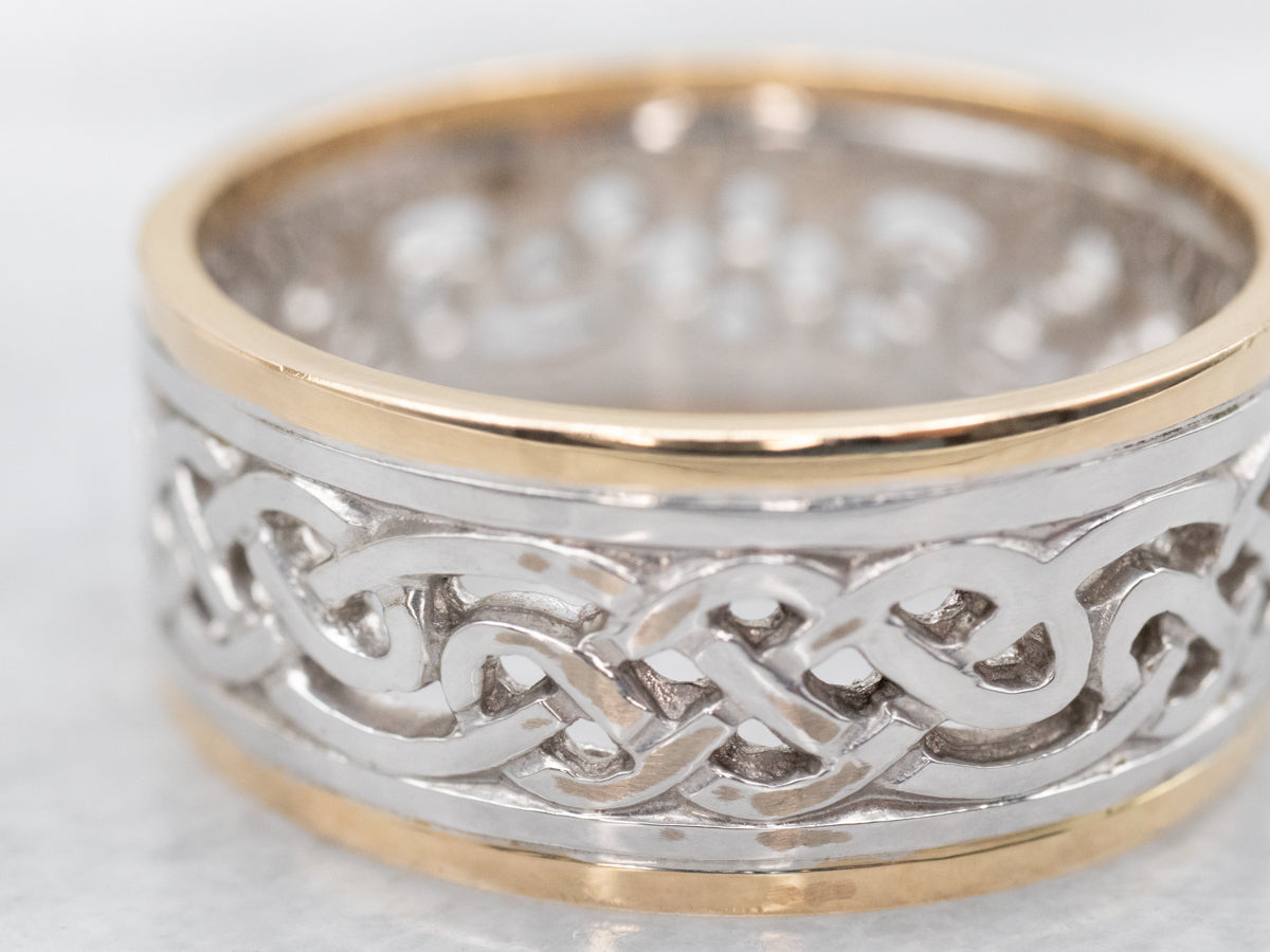 Men s Celtic Knot Wedding Band