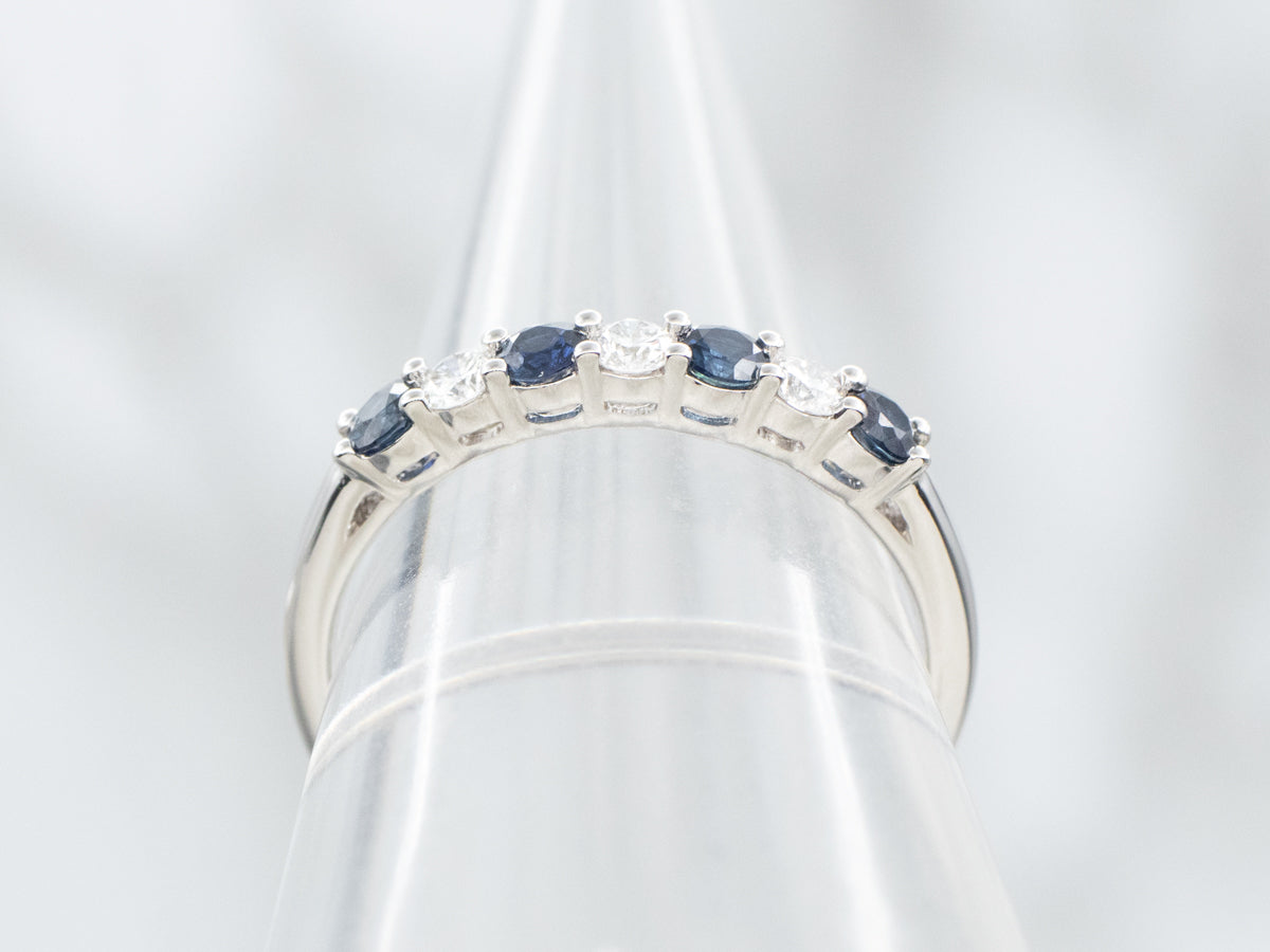 Sapphire and Diamond Band