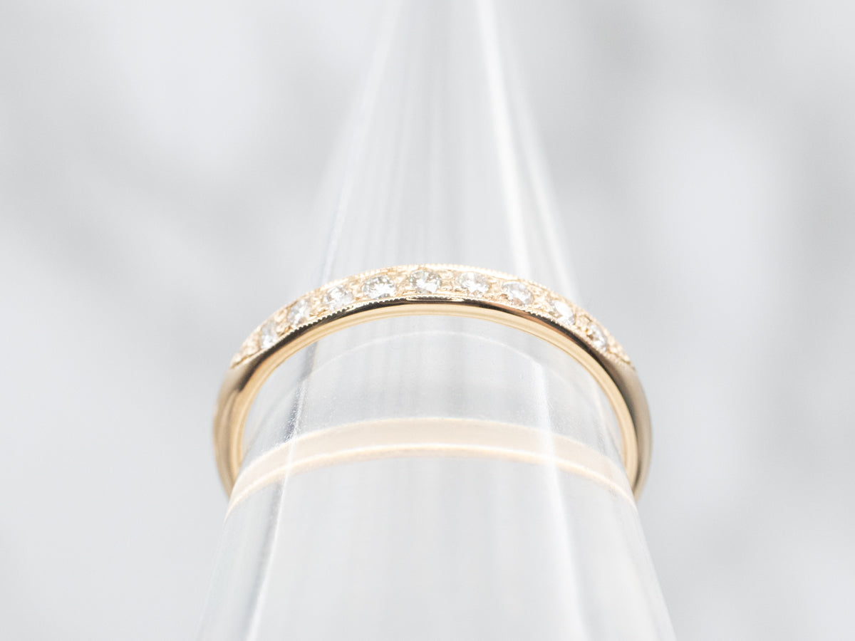 Yellow Gold Diamond Wedding Band