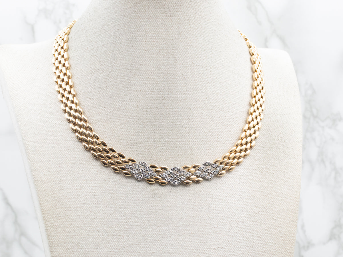 Panther link necklace online