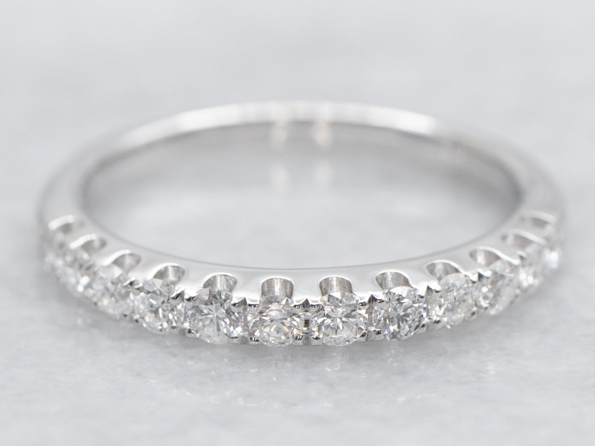 White Gold Diamond Wedding Band