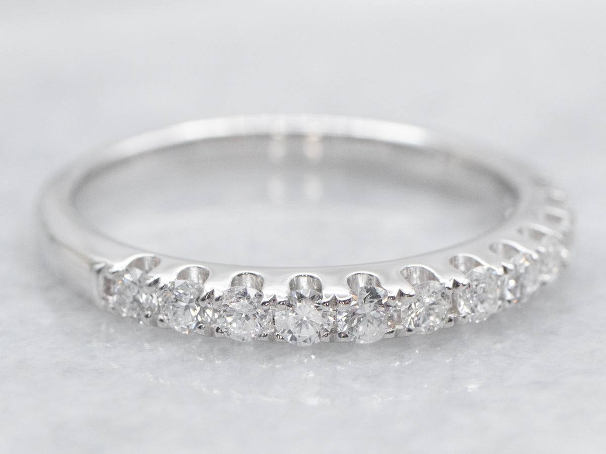 White Gold Diamond Wedding Band