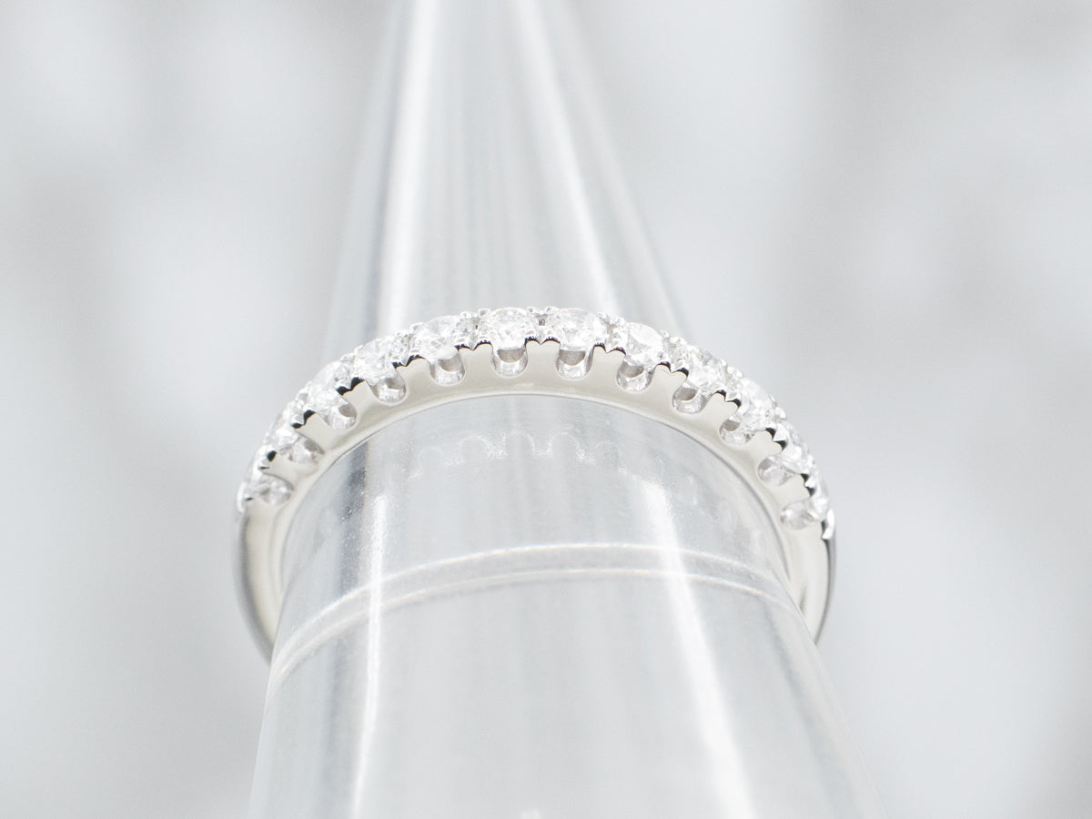 White Gold Diamond Wedding Band