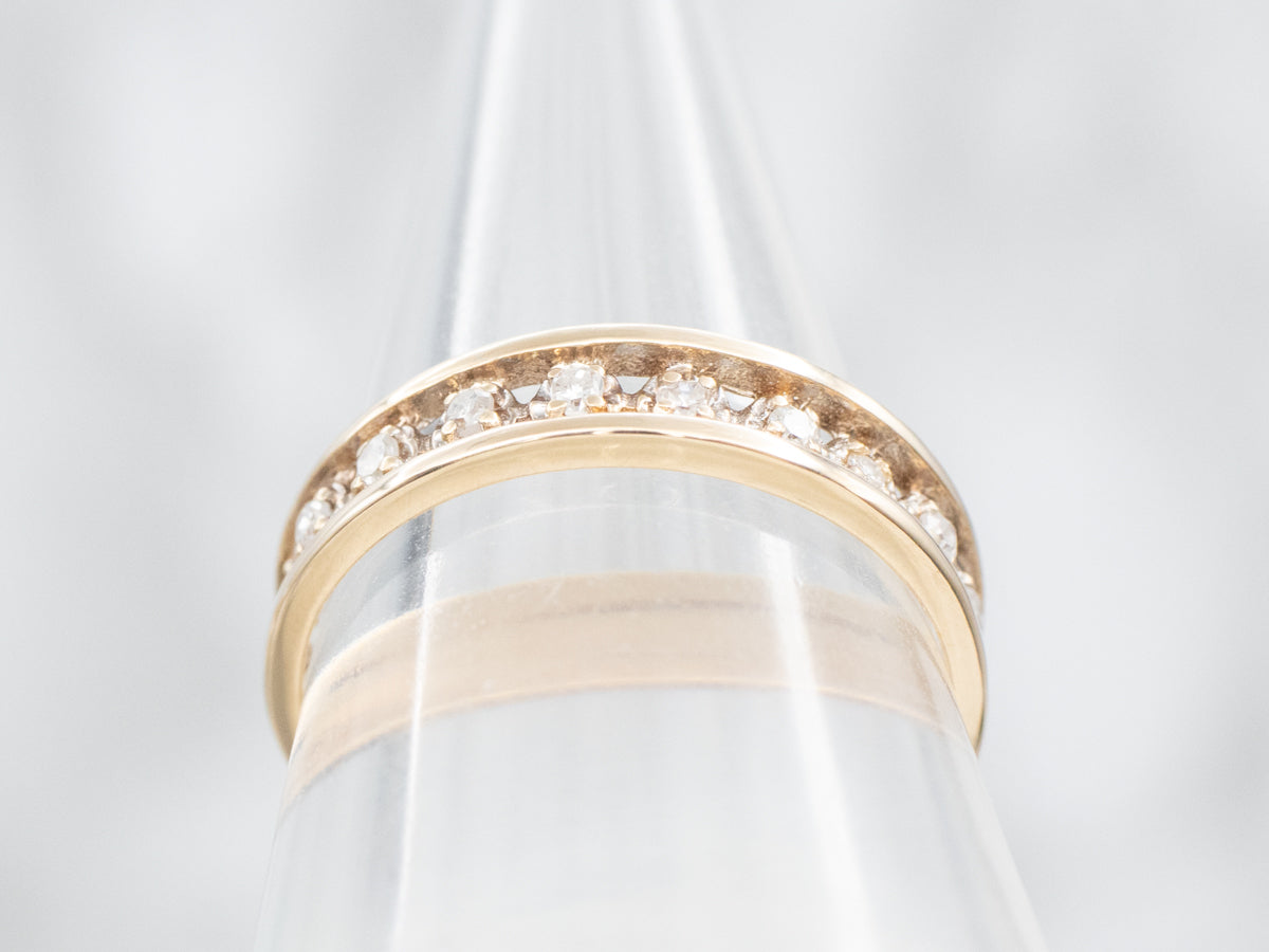 Yellow Gold Diamond Eternity Band