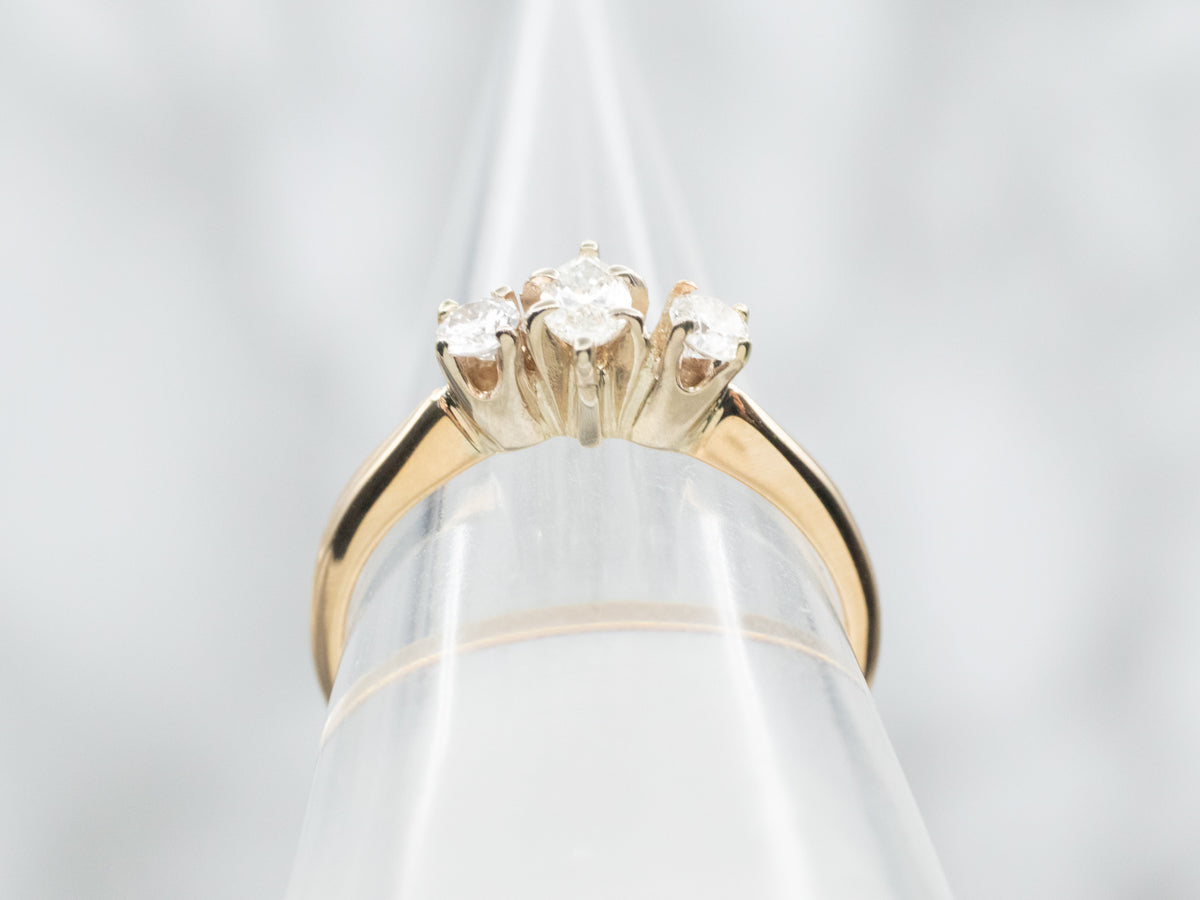 Marquise Cut Diamond Engagement Ring