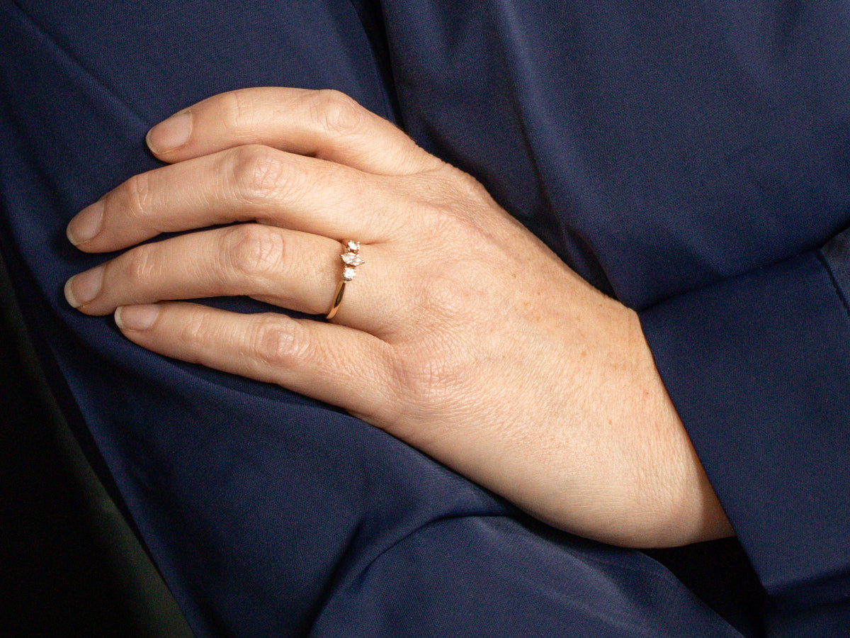 Marquise Cut Diamond Engagement Ring