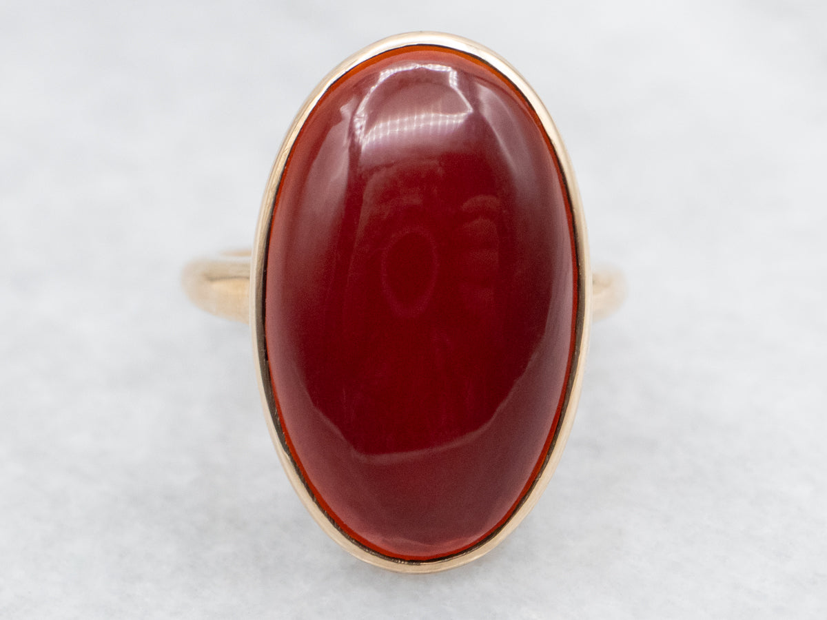 Vintage Sardonyx Cocktail Ring