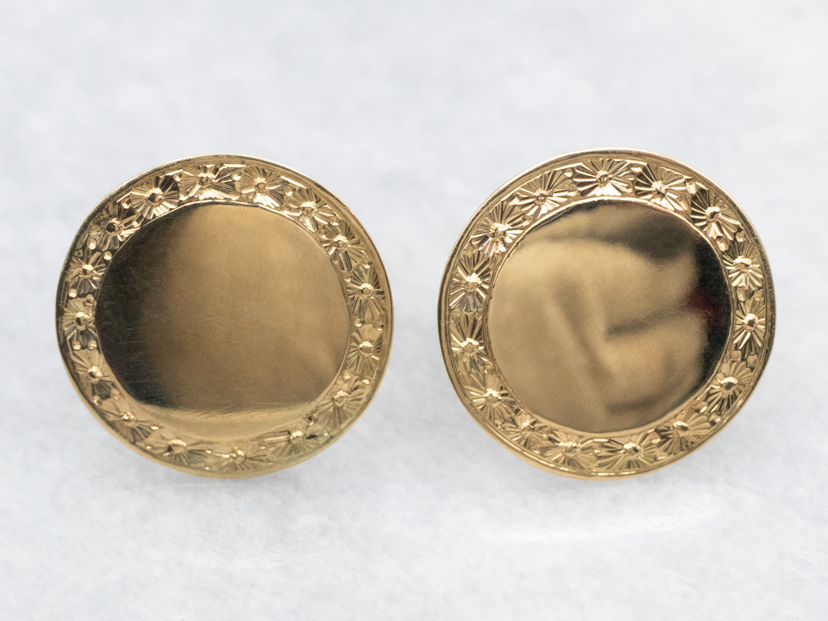 18k gold screw back earrings online