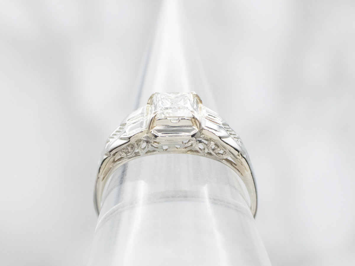 1930's Diamond Solitaire Engagement Ring