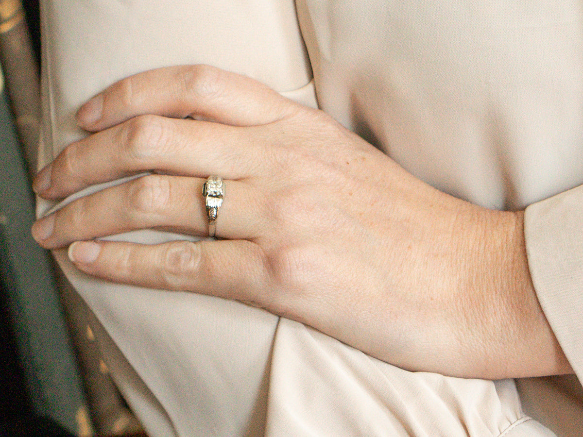 1930's Diamond Solitaire Engagement Ring