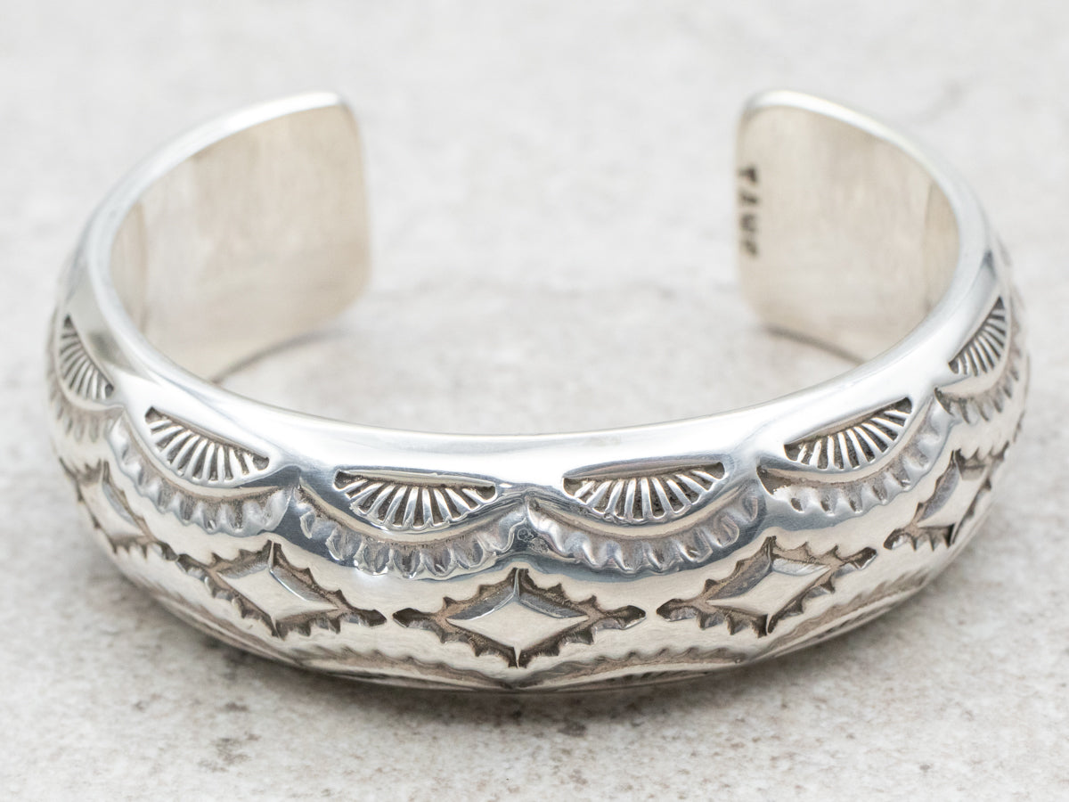 Navajo Tahe Sterling Silver Bracelet