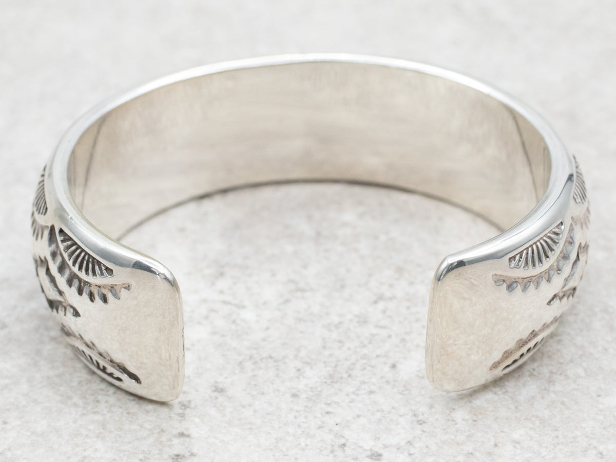 Navajo Tahe Sterling Silver Bracelet