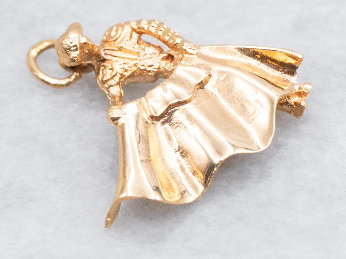 Vintage Matador Pendant Charm