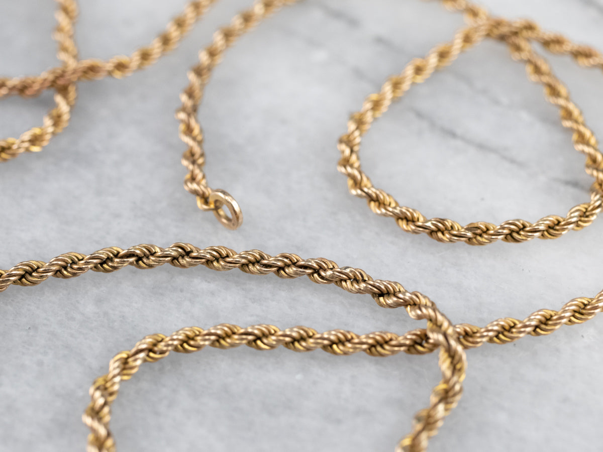 Antique Rope Twist Chain